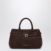 Manu Atelier Le Cambon 25 brown suede bag
