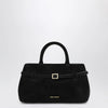Manu Atelier Le Cambon 25 black suede bag