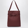 Manu Atelier Tote Du Jour burgundy suede tote bag