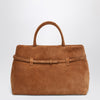 Manu Atelier Le Cambon 35 Camel bag in suede