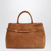 Manu Atelier Le Cambon 35 Camel bag in suede