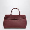 Manu Atelier Le Cambon 35 burgundy bag in suede