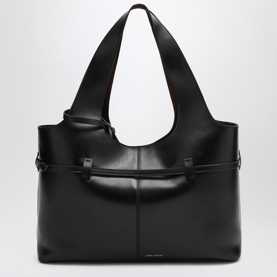 Manu Atelier Black Cambon Cabas bag