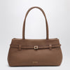 Manu Atelier Le Cambon East West Mocha Mousse suede bag
