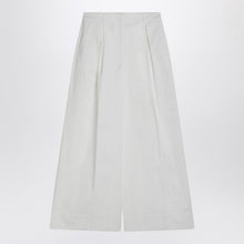 the garment White cotton palazzo trousers