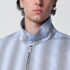 Dries Van Noten Textured striped zip jacket