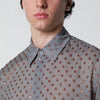 Dries Van Noten Grey shirt with sequins
