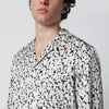 Dries Van Noten Viscose shirt with black/ecru pattern