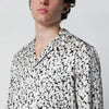 Dries Van Noten Viscose shirt with black/ecru pattern