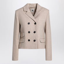  the garment Mille beige double-breasted jacket
