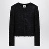 the garment Recycled wool blend black Vienna jacket