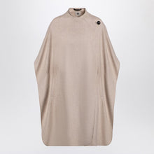  the garment Beige wool-blend cape
