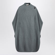  the garment Grey wool-blend cape
