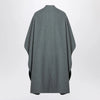 the garment Grey wool-blend cape