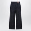 Dries Van Noten Wide-leg indigo blue jeans