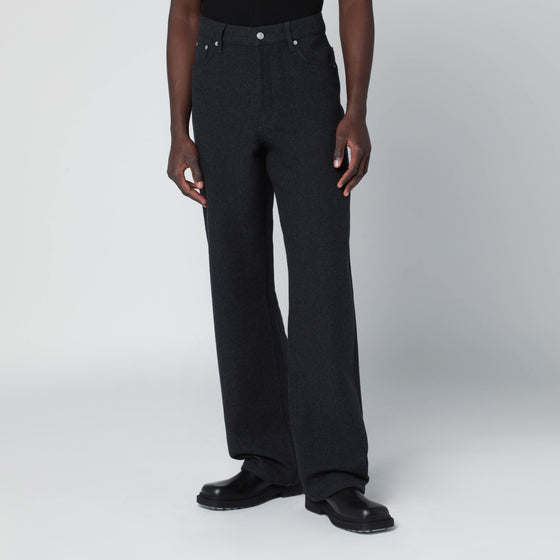 Dries Van Noten Dark grey straight leg jeans
