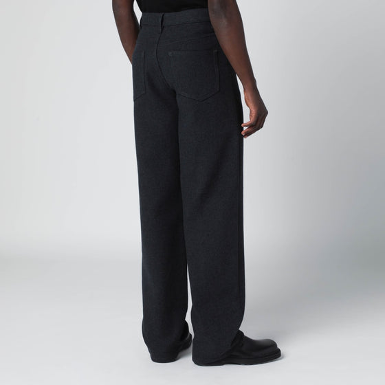 Dries Van Noten Dark grey straight leg jeans