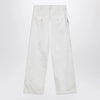 Dries Van Noten Light blue jeans with drawstring