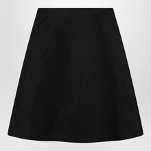 the garment Black cotton-blend Kelly skirt