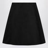 the garment Black cotton-blend Kelly skirt