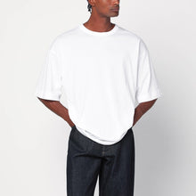  Dries Van Noten Oversized white cotton T-shirt