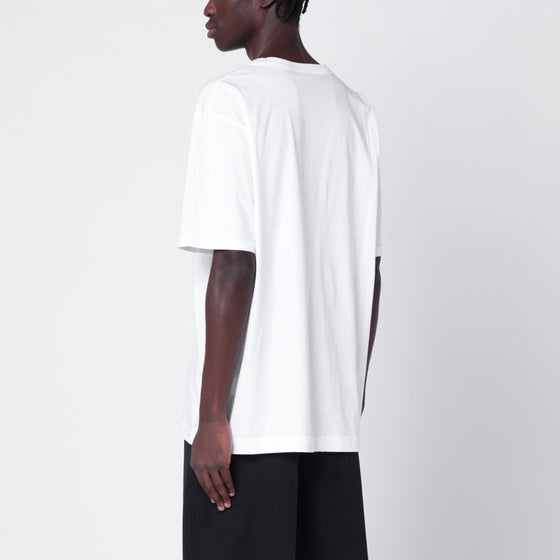 Dries Van Noten White oversized cotton T-shirt