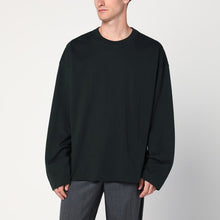  Dries Van Noten Bottle green cotton sweater