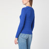 Polo Ralph Lauren Electric blue cotton cable-knit jumper