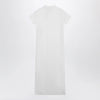 Polo Ralph Lauren Long dress in white cotton with logo