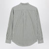 Polo Ralph Lauren Classic-fit linen shirt with olive green/white stripes