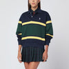 Polo Ralph Lauren Long-sleeved polo in blue/yellow/green stripes