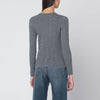 Polo Ralph Lauren Grey cable-knit sweater in wool and cashmere