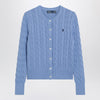 Polo Ralph Lauren Light blue cable-knit cotton cardigan