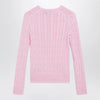 Polo Ralph Lauren Pink cable-knit cotton sweater