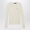Polo Ralph Lauren Cream cable-knit cotton sweater