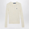 Polo Ralph Lauren Cream cable-knit cotton sweater