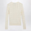 Polo Ralph Lauren Cream cable-knit cotton sweater
