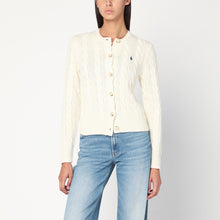  Polo Ralph Lauren Cream cable-knit cardigan