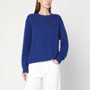 Polo Ralph Lauren Cobalt blue cable-knit sweater in wool and cashmere