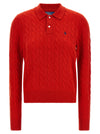 Polo Ralph Lauren Braided Knit Polo Shirt