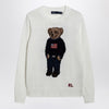 Polo Ralph Lauren White Polo Bear sweater