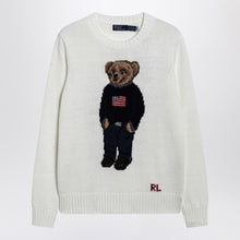  Polo Ralph Lauren White Polo Bear sweater