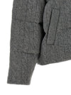 Polo Ralph Lauren Knitted Braided Down Jacket