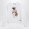 Polo Ralph Lauren White cotton Polo Bear sweater