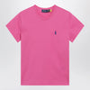 Polo Ralph Lauren Polo Pony cotton crewneck T-shirt in accent pink