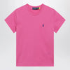 Polo Ralph Lauren Polo Pony cotton crewneck T-shirt in accent pink