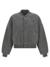 Polo Ralph Lauren Padded Knit Braided Bomber Jacket