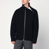 Dries Van Noten Black wool zip-up cardigan