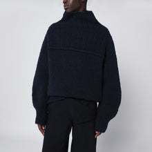  Dries Van Noten Navy blue wool sweater