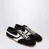 Dries Van Noten Black/white leather and suede sneakers